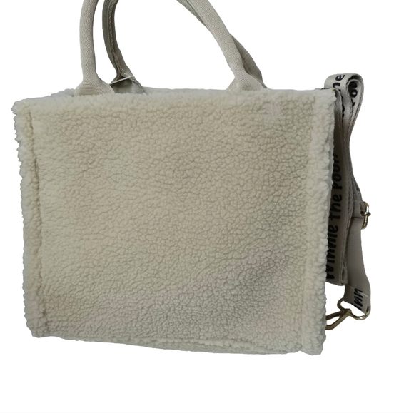 Disney Primark Winnie the Pooh Sherpa Cream Bag / Crossbody Nwt - Picture 3 of 7